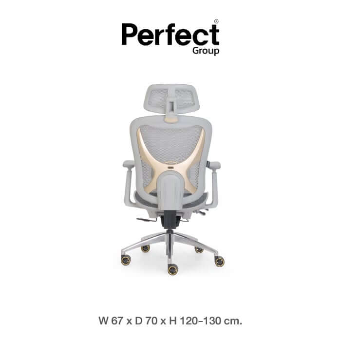 เก้าอี้เกมมิ่ง Perfect รุ่น GRAMMY SERIES สีขาว